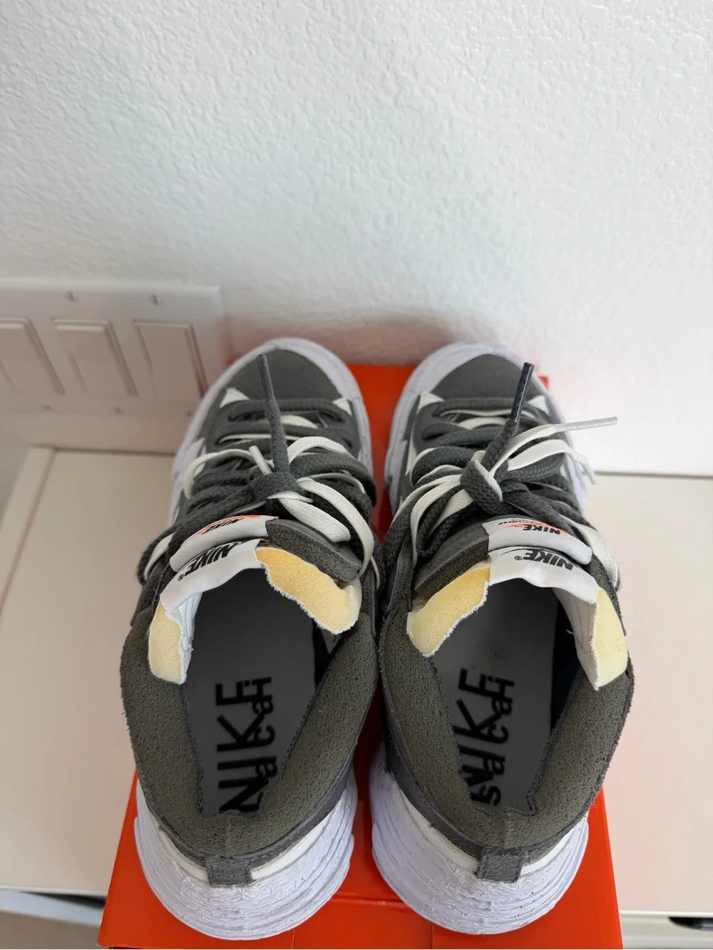 Nike Blazer Low x Sacai iron gray Sneakers
